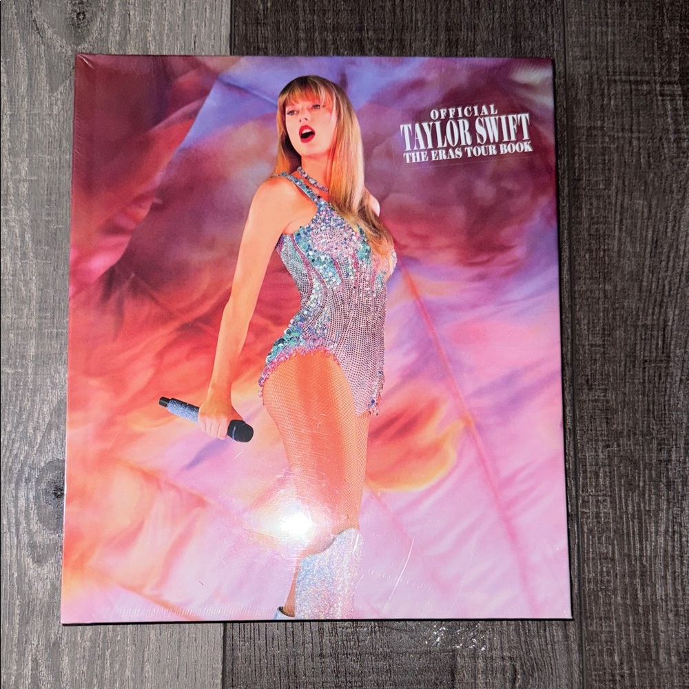 Taylor Swift Official Tour Book with Silver and Pink Cover